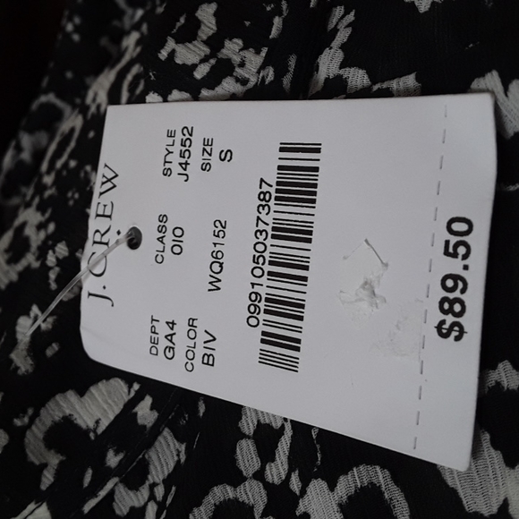 NWT J.Crew Mercantile Drapey Tie-Front Dress in Blossom Print S - Picture 16 of 16